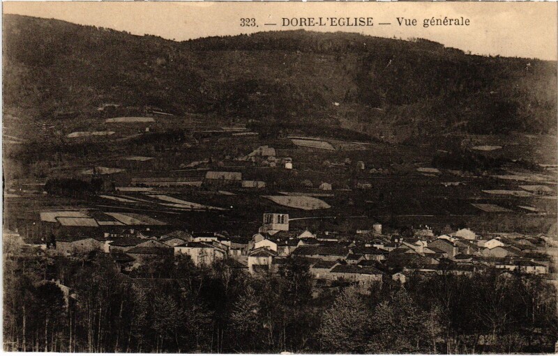Carte postale ancienne Mont-Dore Vue Generale France à Mont-Dore