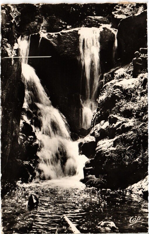 Carte postale ancienne Chatel-Guyon La Cascade de l'Embene France