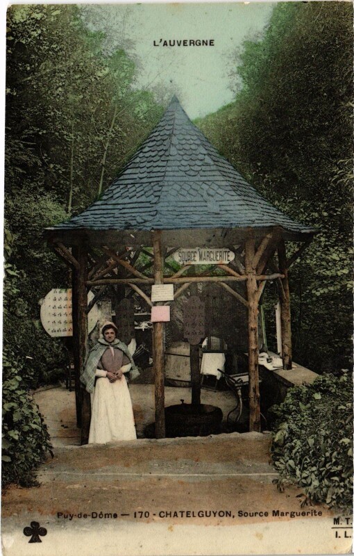Carte postale ancienne Chatel-Guyon Source Marguerite France