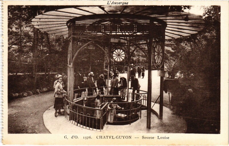 Carte postale ancienne Chatel-Guyon Source Louise France