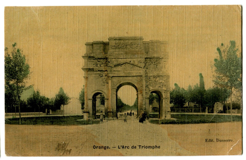 Carte postale ancienne Vaucluse Orange L' Arc de triomphe à Orange