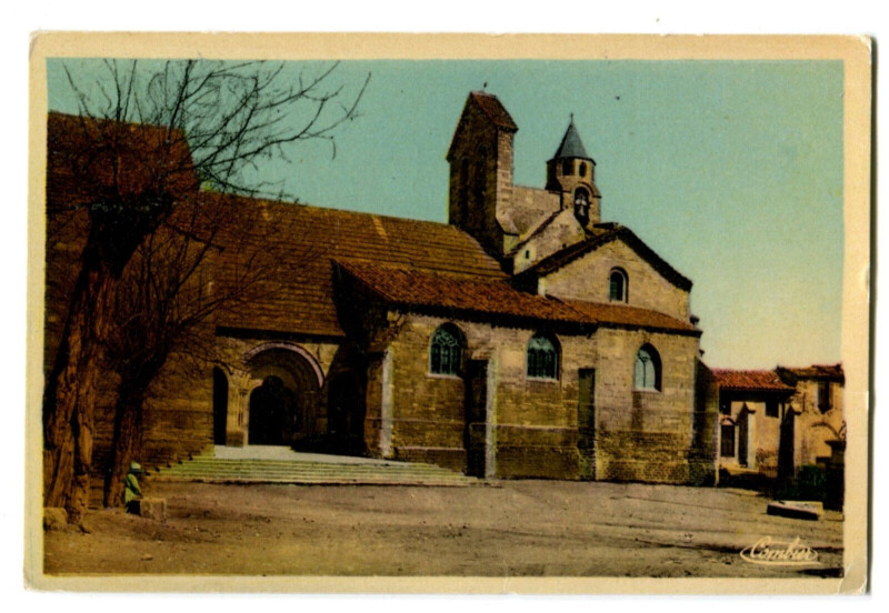 Carte postale ancienne Vaucluse Valréas L'Eglise à Valréas