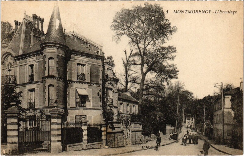Carte postale ancienne Montmorency Ermitage à Montmorency
