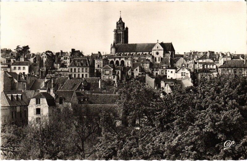Carte postale ancienne Pontoise vue generale à Pontoise