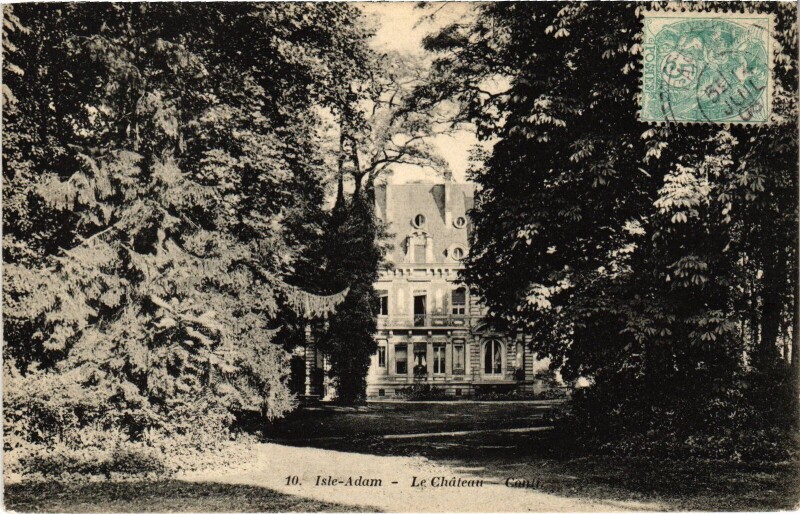 Carte postale ancienne L'Isle Adam Le Chateau à L'Isle-Adam