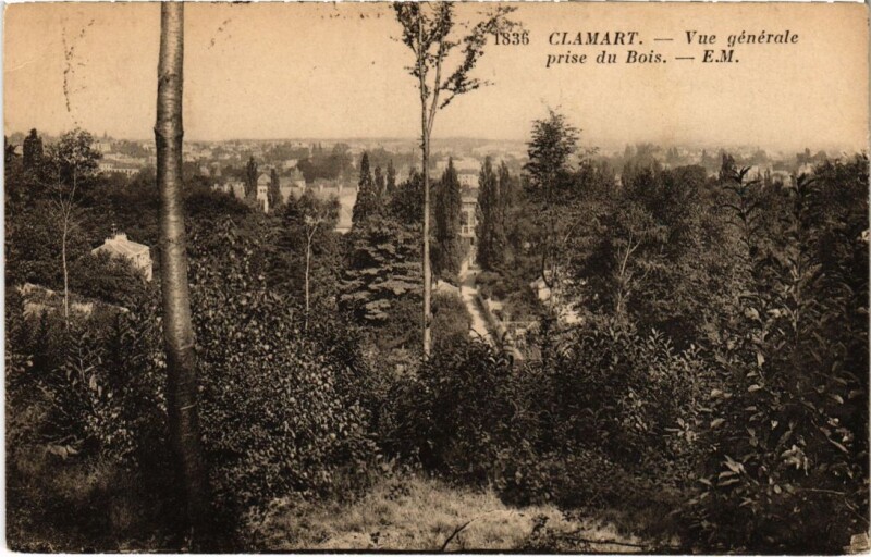 Carte postale ancienne Clamart Vue Generale à Clamart