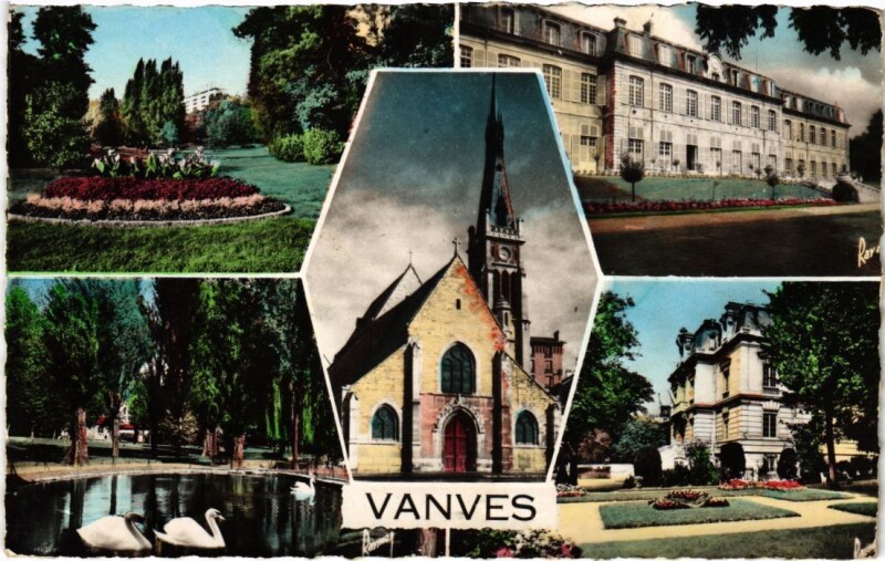 Carte postale ancienne Vanves Scenes à Vanves