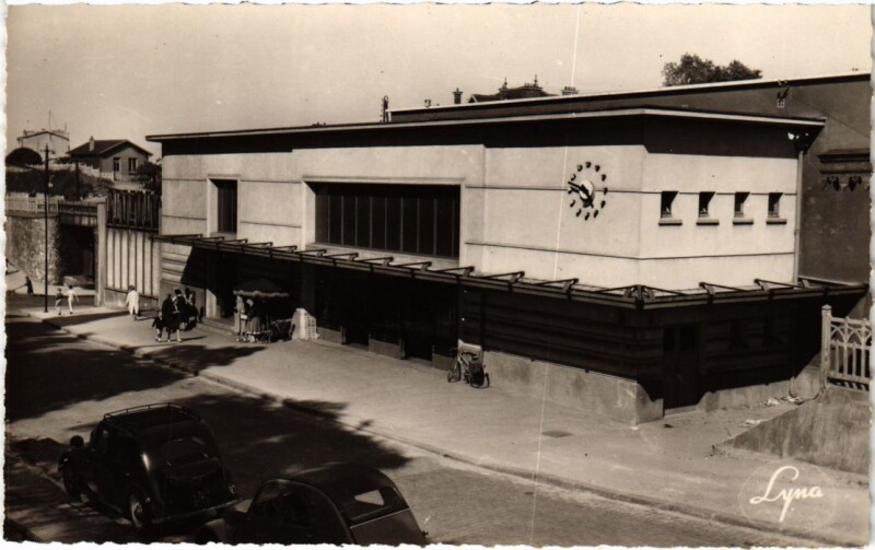 Carte postale ancienne Puteaux La Gare à Puteaux