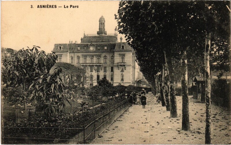 Carte postale ancienne Asnieres Le Parc