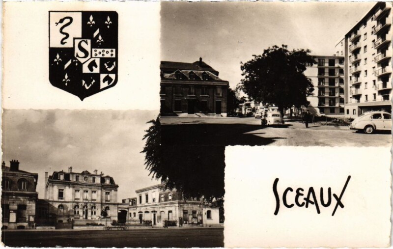 Carte postale ancienne Sceaux Poste - Mairie à Sceaux