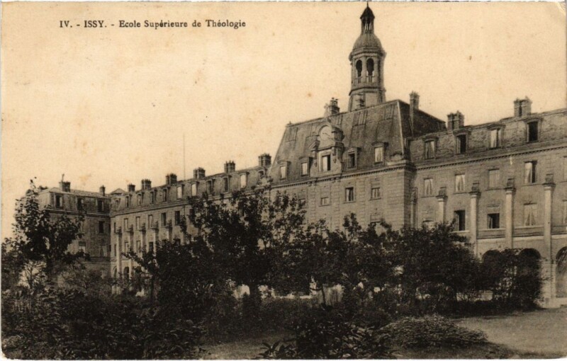 Carte postale ancienne Issy-les-Moulineaux Ecole Superieure de Theologie à Issy-les-Moulineaux