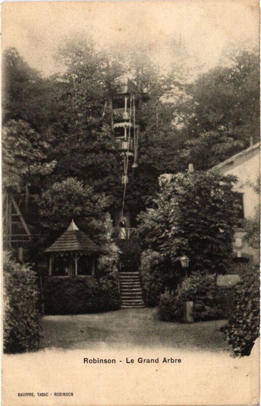 Carte postale ancienne Le Plessis-Robinson Le Grand Arbre au Plessis-Robinson