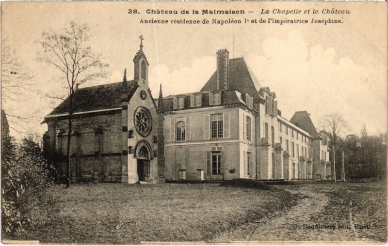Carte postale ancienne Rueil-Malmaison Chateau de Malmaison - Chapelle à Rueil-Malmaison