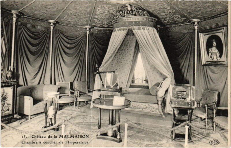 Carte postale ancienne Rueil-Malmaison Chateau de la Malmaison - Chambre à Rueil-Malmaison