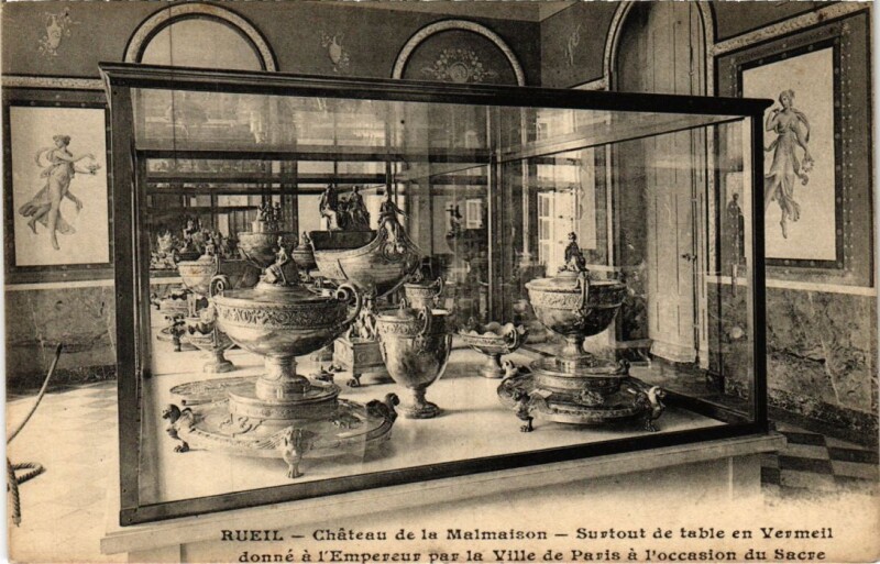 Carte postale ancienne Rueil-Malmaison Chateau de la Malmaison - Interieur à Rueil-Malmaison