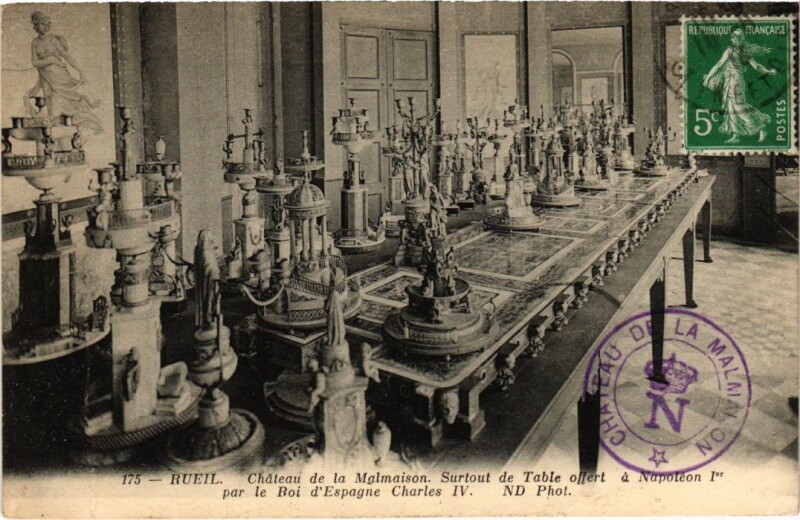 Carte postale ancienne Rueil-Malmaison Chateau de la Malmaison - Interieur à Rueil-Malmaison