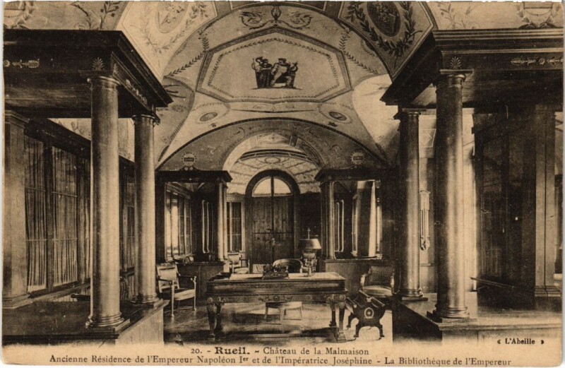 Carte postale ancienne Rueil-Malmaison Chateau de la Malmaison - Interieur à Rueil-Malmaison