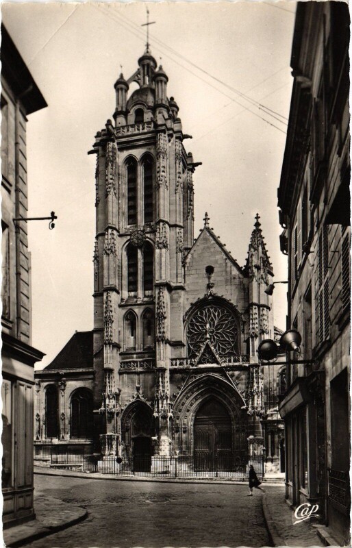 Carte postale ancienne Pontoise Eglise Saint-Maclou à Pontoise