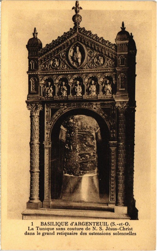 Carte postale ancienne Argenteuil La tunique sans couture de N.S. Jesus Christ à Argenteuil
