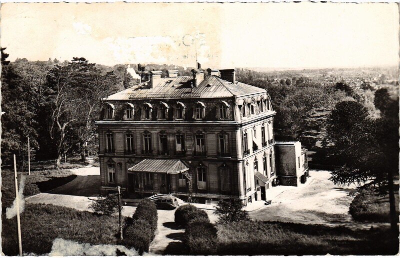 Carte postale ancienne Taverny Chateau de la Tuyolle et vue generale à Taverny