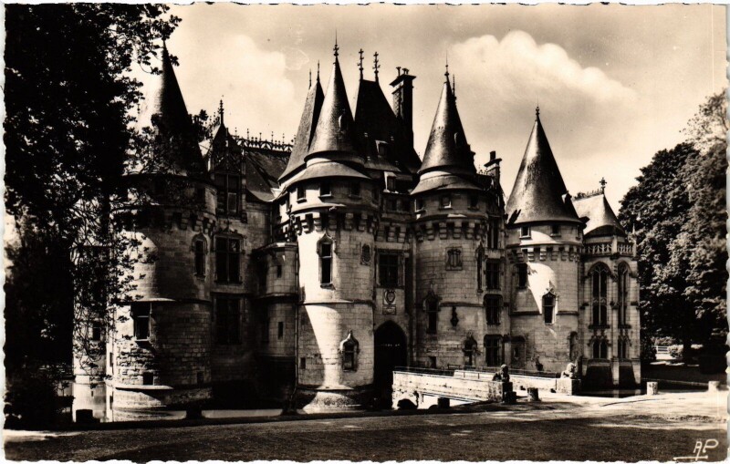 Carte postale ancienne Vigny Le Chateau à Vigny