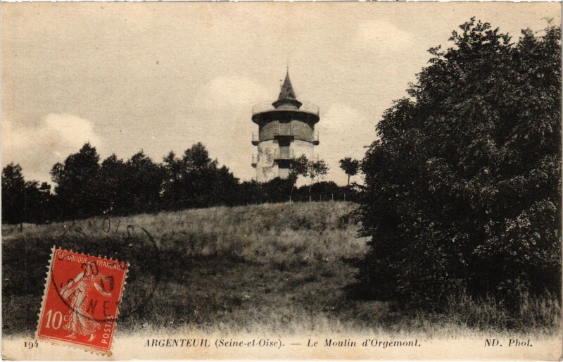 Carte postale ancienne Argenteuil Moulin d'Orgemont à Argenteuil