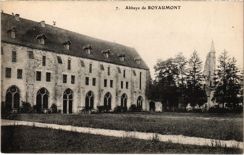 Carte postale ancienne Abbaye de Royaumont