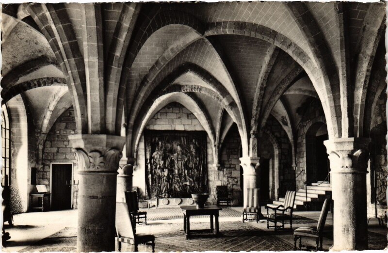 Carte postale ancienne Abbaye de Royaumont anciennes cuisines