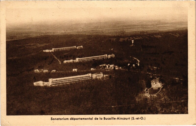 Carte postale ancienne Aincourt Sanatorium de la Bucaille à Aincourt