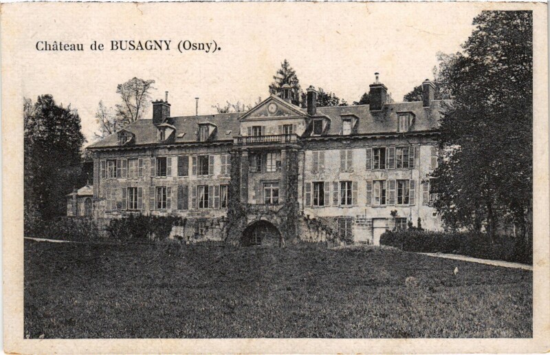 Carte postale ancienne Busagny Chateau