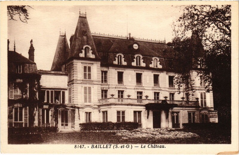 Carte postale ancienne Baillet Le Chateau