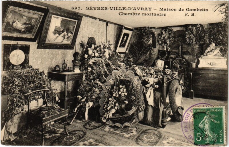 Carte postale ancienne Sevres Ville-d'Avray - Maison de Gambetta à Ville-d'Avray