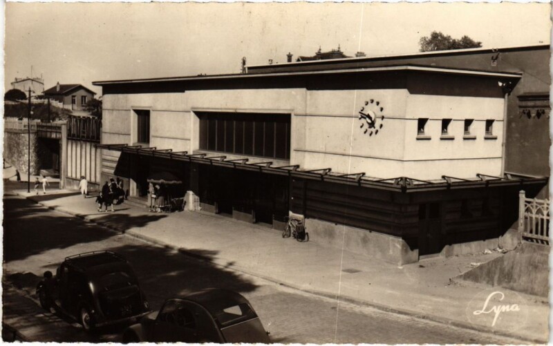 Carte postale ancienne Puteaux La Gare à Puteaux