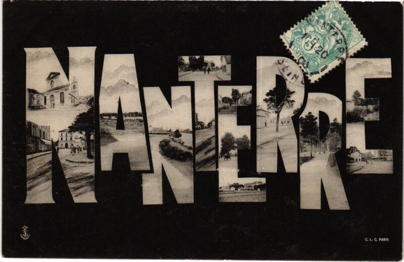 Carte postale ancienne Nanterre Scenes à Nanterre