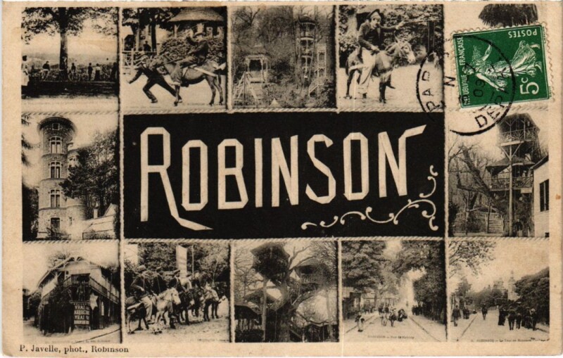 Carte postale ancienne Le Plessis-Robinson Scenes au Plessis-Robinson