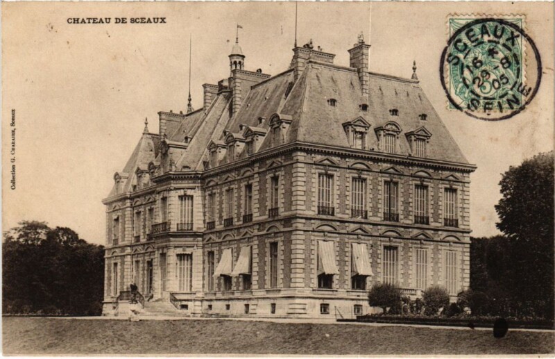 Carte postale ancienne Sceaux Chateau à Sceaux