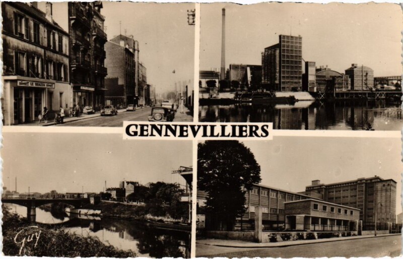 Carte postale ancienne Gennevilliers Scenes à Gennevilliers