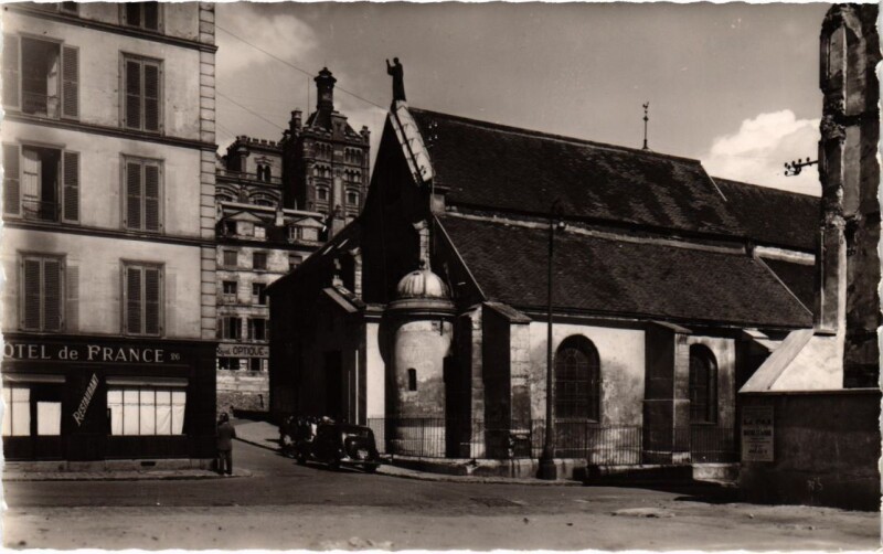 Carte postale ancienne Sevres Eglise