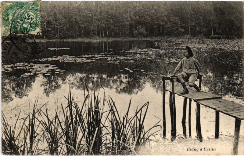 Carte postale ancienne Etang d'Ursine