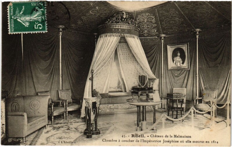 Carte postale ancienne Rueil-Malmaison Chateau de la Malmaison - Interieur à Rueil-Malmaison