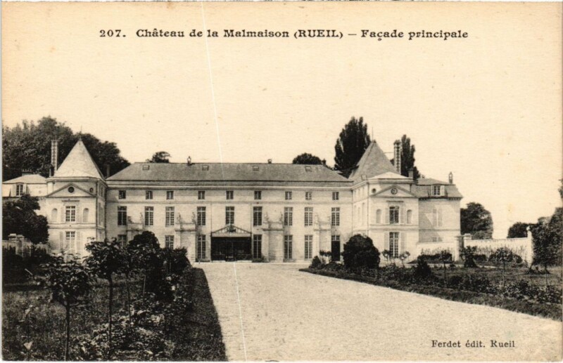 Carte postale ancienne Rueil-Malmaison Chateau de la Malmaison - Facade Principale à Rueil-Malmaison
