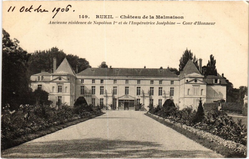 Carte postale ancienne Rueil-Malmaison Chateau de la Malmaison à Rueil-Malmaison