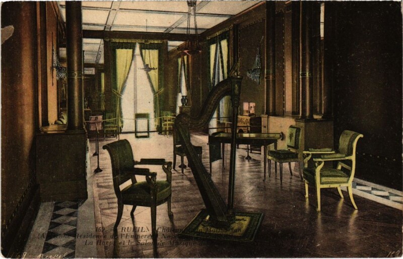 Carte postale ancienne Rueil-Malmaison Chateau de la Malmaison - Interieur à Rueil-Malmaison