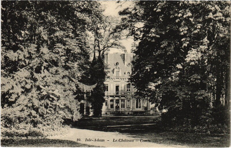 Carte postale ancienne L'Isle Adam Le Chateau à L'Isle-Adam