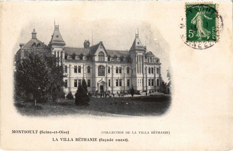 Carte postale ancienne Montsoult La Villa Bethanie à Montsoult