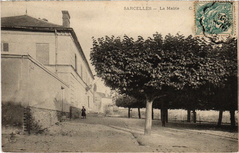 Carte postale ancienne Sarcelles La Mairie à Sarcelles