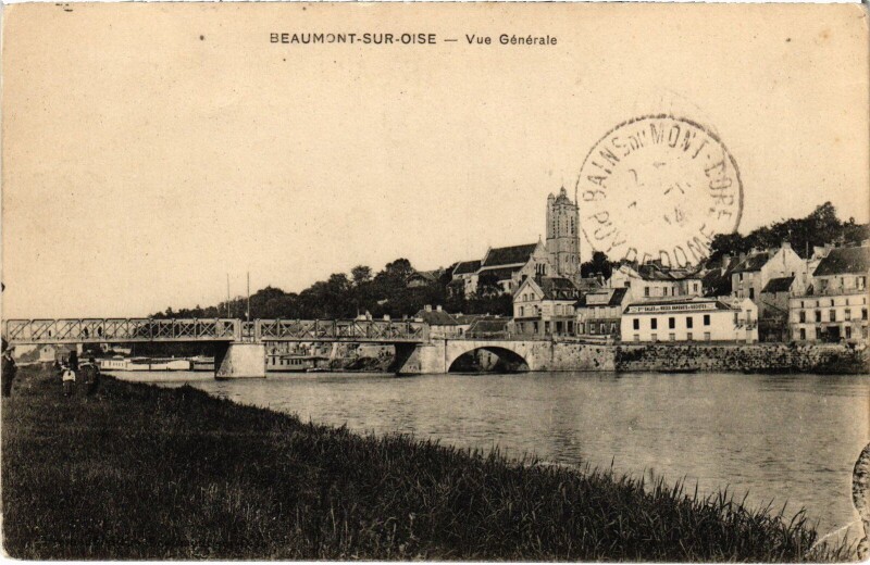 Carte postale ancienne Beaumont vue generale
