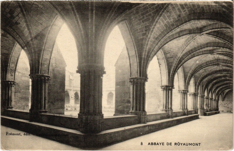 Carte postale ancienne Abbaye de Royaumont