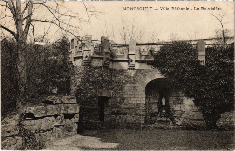 Carte postale ancienne Montsoult Villa Bethanie Le Belvedere à Montsoult