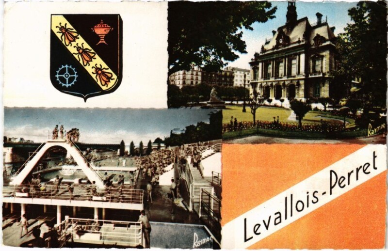 Carte postale ancienne Levallois-Perret Scenes à Levallois-Perret